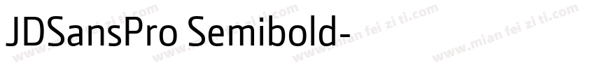 JDSansPro Semibold字体转换